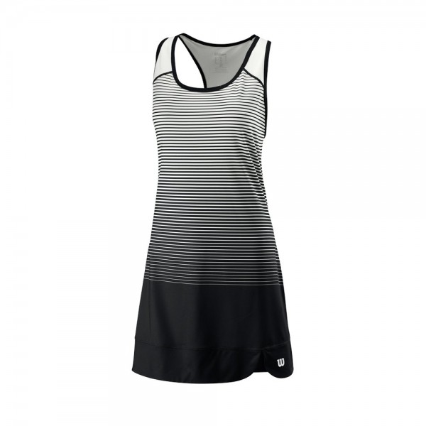 Женское платье Wilson Team Match (Blak/White) для большого тенниса